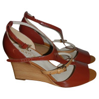 Tod's Leather wedges