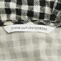 Diane Von Furstenberg Robe en noir et blanc