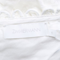 Zimmermann Top Linen in Cream