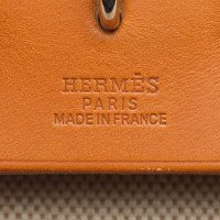 Hermès Herbag 31 Canvas in Wit