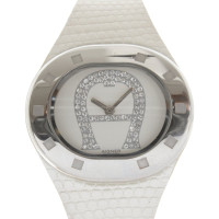 Aigner Armbanduhr in Weiß/Silber