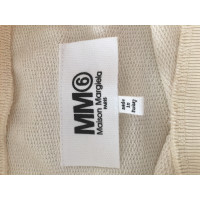 Mm6 By Maison Margiela Robe en blanc crémeux