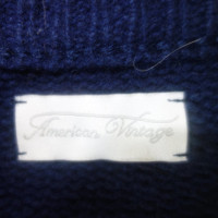 American Vintage Cardigan in blu scuro