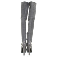 Elisabetta Franchi Overknee boots in gray
