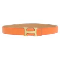 Hermès Cintura in arancio/beige