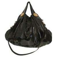 Gucci Hysteria Bag aus Lackleder in Schwarz