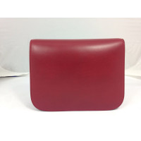 Céline Classic Bag Medium Leather in Red
