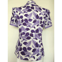 Just Cavalli Short sleeve blouse with a floral pattern