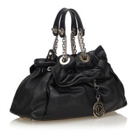 Christian Dior Le Trente Bag aus Leder in Schwarz