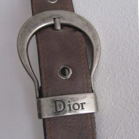 Christian Dior Gaucho Saddle Bag in Pelle in Marrone