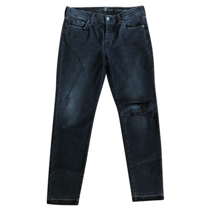 7 For All Mankind Jeans Katoen in Zwart