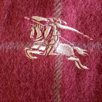 Burberry scialle di lana in rosa