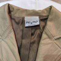 Piu & Piu Leather jacket in beige