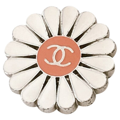 Chanel Brooch in White