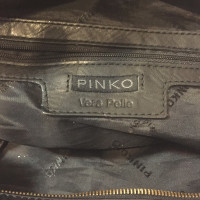 Pinko Schwarze Ledertasche