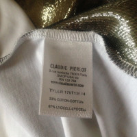 Claudie Pierlot Shirt in Weiß/Gold