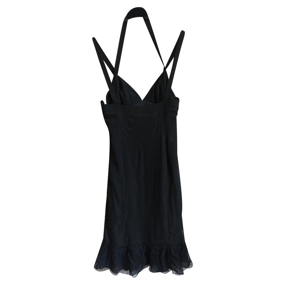 D&G Kleid aus Seide in Schwarz
