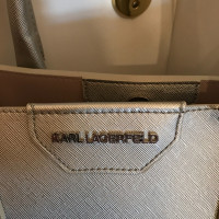 Karl Lagerfeld Goldfarbene Handtasche