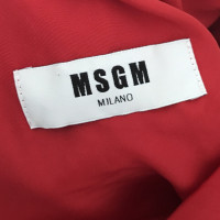 Msgm Robe rouge