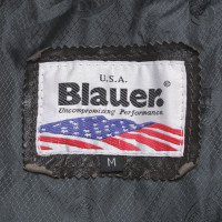 Blauer Usa Jas gemaakt van leer