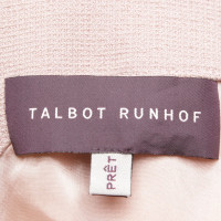 Talbot Runhof Jurk in roos / zwart
