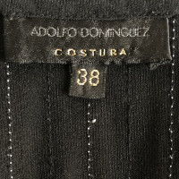 Adolfo Dominguez Trägerkleid mit Streifenmuster