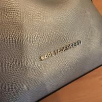 Karl Lagerfeld Goldfarbene Beuteltasche