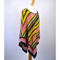 Bcbg Max Azria Knit poncho with stripe pattern