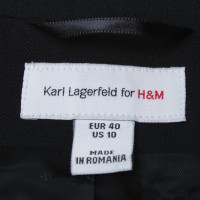 Karl Lagerfeld For H&M Blazer in Schwarz