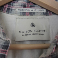 Maison Scotch Camicia a camicia con motivo a quadri