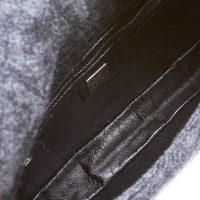 Fendi Baguette Bag Micro aus Wolle in Grau