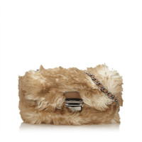 Prada Faux fur shoulder bag