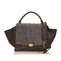 Céline Trapeze Medium en Cuir en Marron