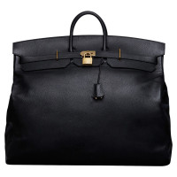 Hermès Birkin HAC 60 Leather in Black