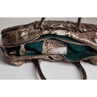 Zagliani Handtasche aus Pythonleder