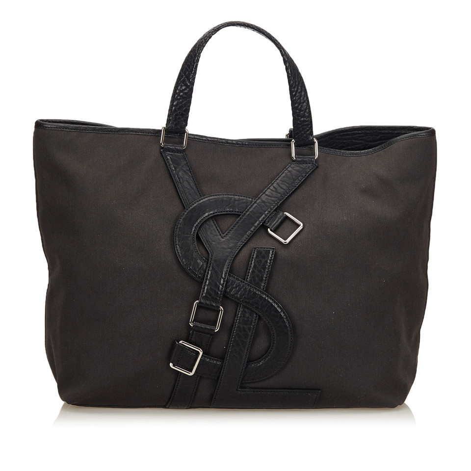 Yves Saint Laurent Canvas Tote Bag - Buy Second hand Yves Saint Laurent ...