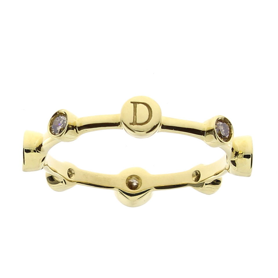 Damiani Gelbgold-Ring mit Diamanten