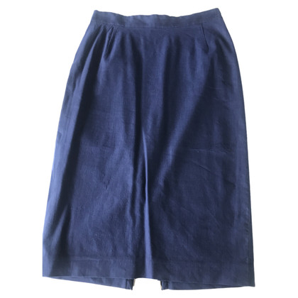 Jean Paul Gaultier Skirt Linen in Blue