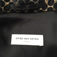 Dries Van Noten Cappotto di seta con motivo