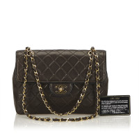 Chanel Classic Flap Bag Small Leather in Brown