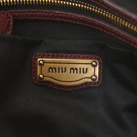 Miu Miu Handbag in Bordeaux