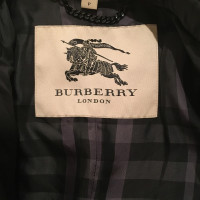 Burberry Zwarte lamsleer jas