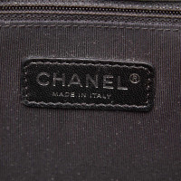 Chanel Medallion Leer in Zwart