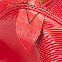 Louis Vuitton Keepall 55 Leer in Rood