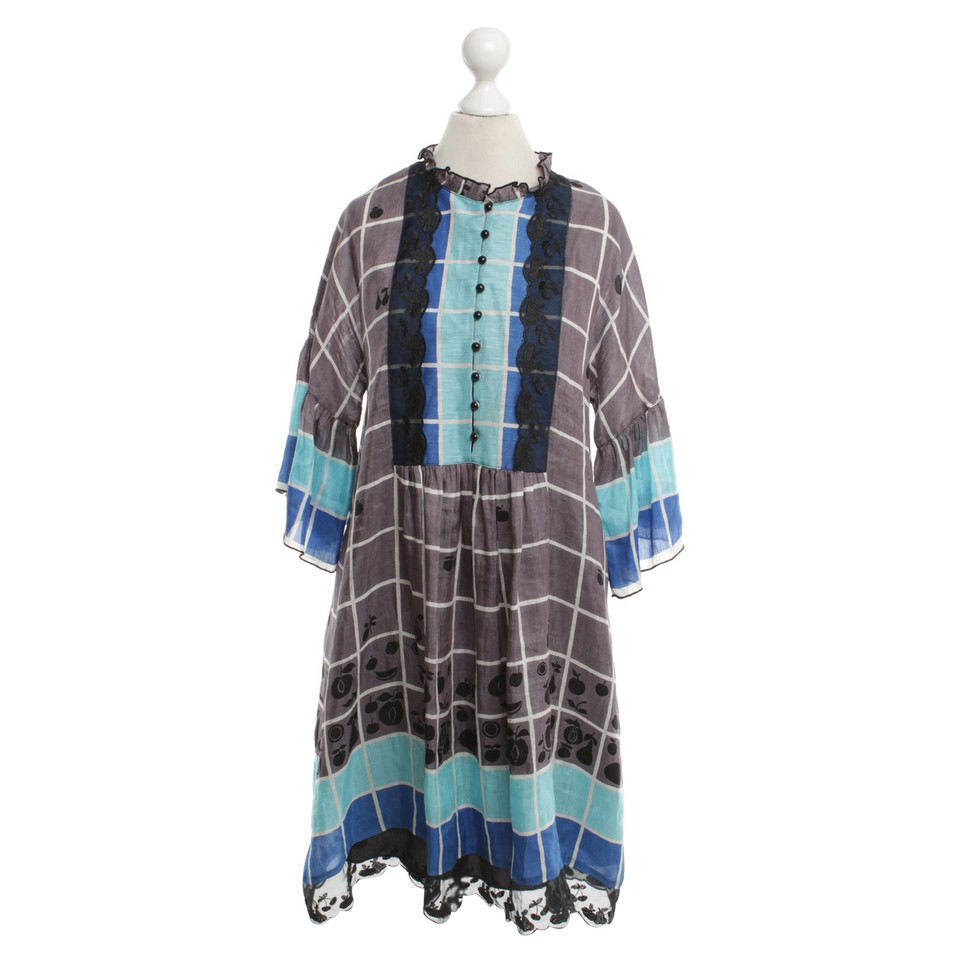 Anna Sui Dress with check pattern