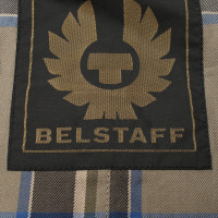 Belstaff Jacke/Mantel aus Baumwolle in Bordeaux