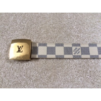 Louis Vuitton riem van Damier Azur Canvas