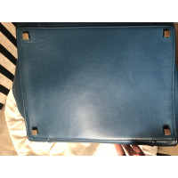 Céline Phantom Luggage en Cuir en Bleu