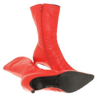L.K. Bennett Boots in red