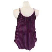 Stefanel purple knit top